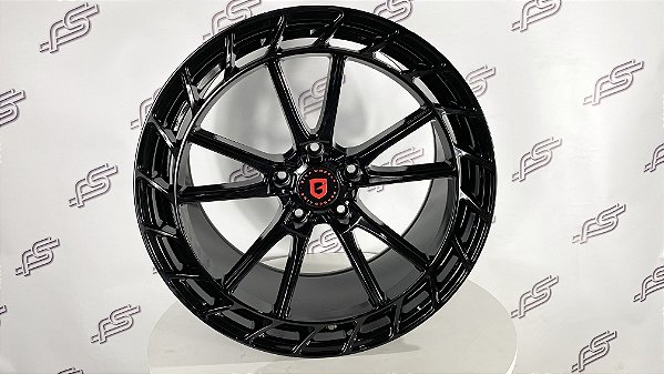 Jogo De Rodas Gisa Wheels YA5641 P/ 911/992 Preta 5x130 - 20x8,5 e 21x11,5