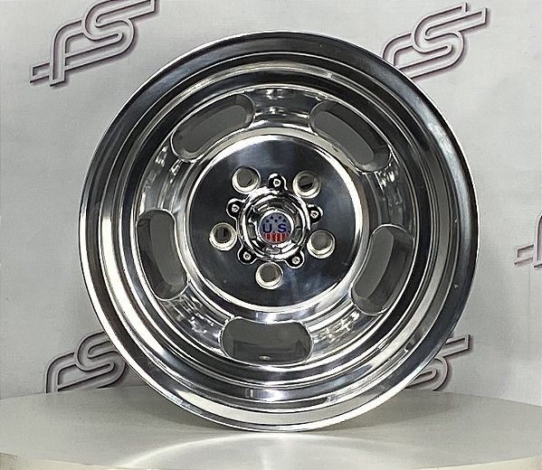Jogo de Rodas U.S Mags Indy Polish Aro 15 / talas 9 e 10 / Furação 5x114,3 / Off-set -12