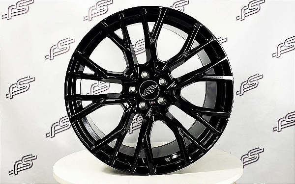 Jogo de Roda RS aplicação Bmw X-6 M Preto Brilhante 5x112 - 20x9 e 20x10,5