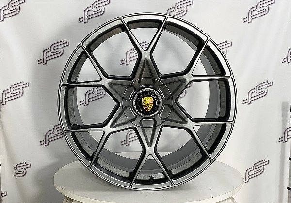 Jogo De Rodas Porsche GT3 Forged  P/ 911/992 Grafite 5x130 - 20X8,5 e 21x11,5