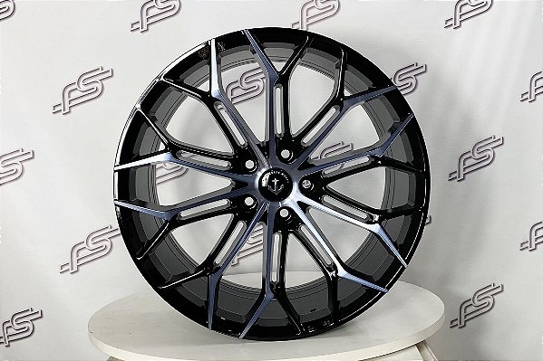 Jogo De Rodas Top Classic Mod: Vossen Preto Brilhante 5x112 - 19x8,5 e 19x9,5