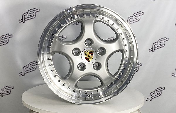 Jogo De Rodas Porsche gemballa Prata 5x130 - 18x8 e 18x9,5