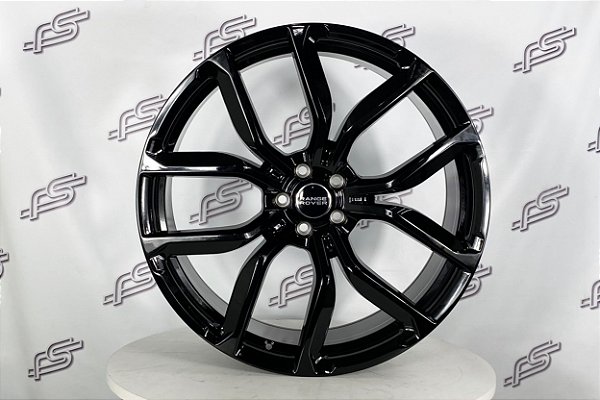 Jogo De Rodas Range Rover Preto Brilhante 5x108 - 22x9