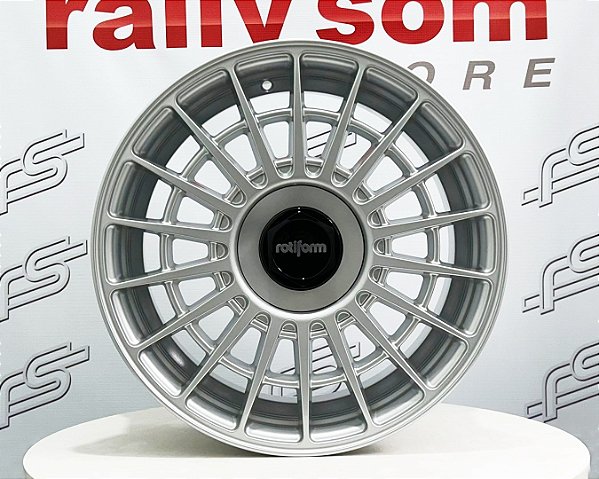 Jogo De Rodas Rotiform LAS-R Prata 5x112 - 20x8,5