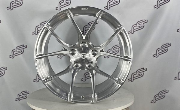 Jogo De Rodas Gisa FF6800 Forged P/ 991 Aço Escovado 5x130- 20x8,5 e 20x11,5