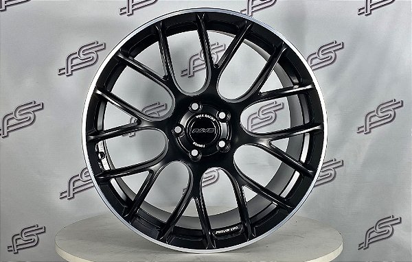 Jogo De Rodas Rays Wheels Eng. Volk Racing Preto 5x112 - 19x8,5 e 19x9,5