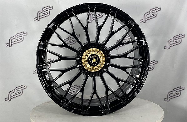Jogo De Rodas lamborghini Aventador Preto 5x112 - 20x9 e 21x13