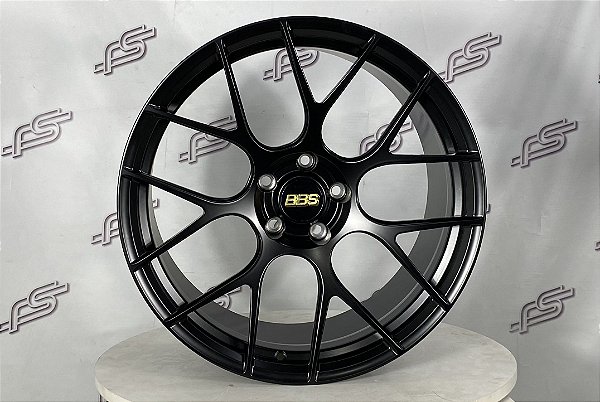Jogo De Rodas BBS Rev-7 Forged  Preto 5x120  - 20x9,5 e 20x10,5