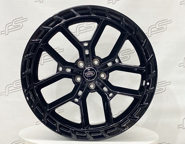 Jogo de Roda Land Rover Urban Preto Semi-Brilho 5x120 - 22x10 Offset 38 (Nv)