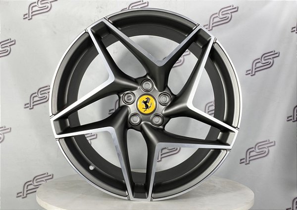 Jogo de Roda Ferrari 458/ 458 Grafite 5x114 - 20x9 e 20x11