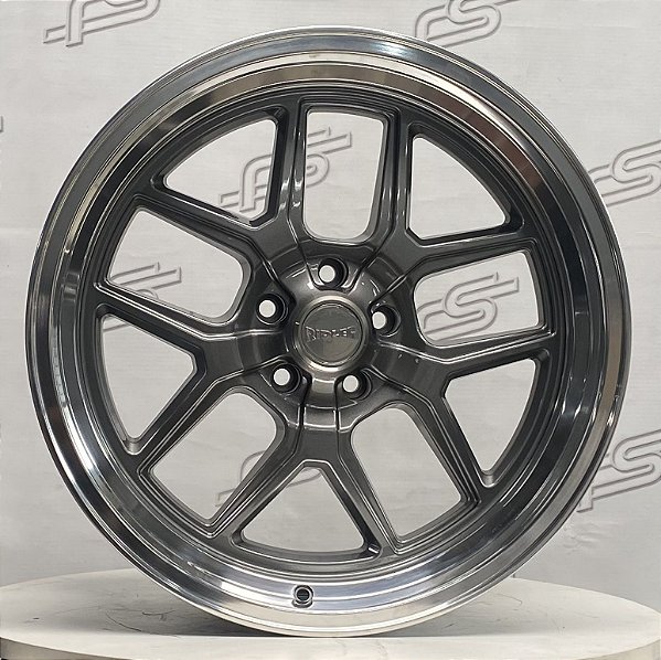 Jogo de Roda Ridler 610 Grey Aro 20 / Talas 8,5 e 10 /  Furação 5x114,3