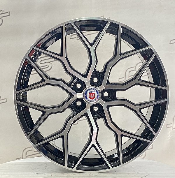 Jogo de Roda IV1155 Preta Diamantada 5X112- 19x8,5  Offset 35