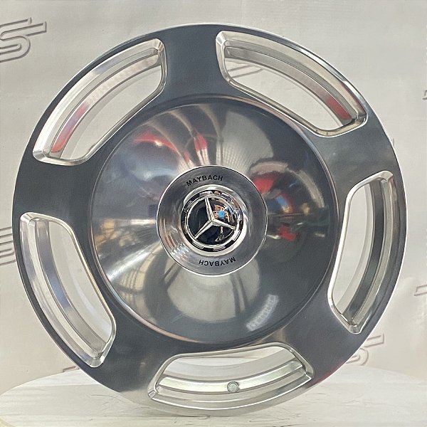 Jogo de Roda Maybach Cromada - 5X112 - 20x8,5 e 9,5  Offset 36 / 43
