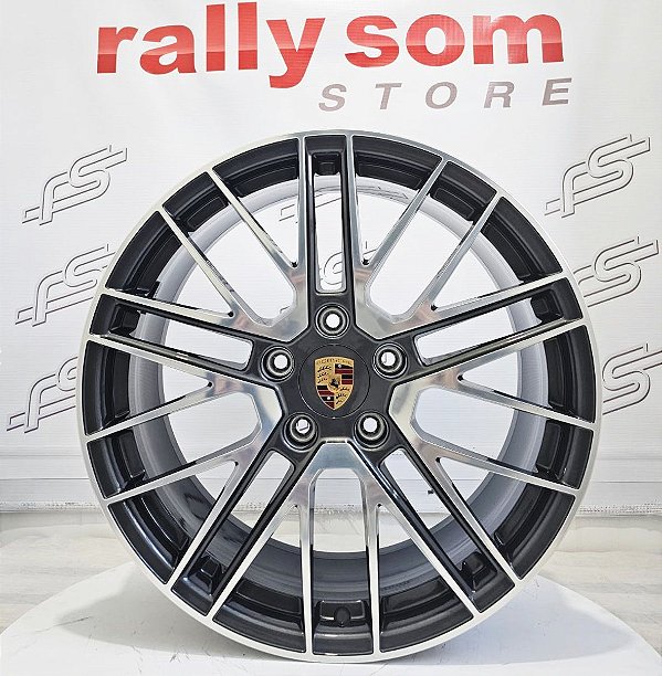 Jogo de Roda Porsche Original 911/992 Grafite Polish 5x130 - 20x8,5 e 21x11,5 Offset 50  e 67