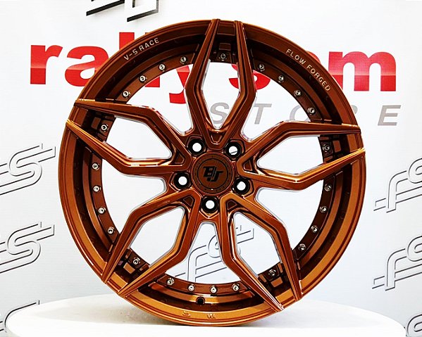Jogo de Roda BJ VS-Rase Wheels Bronze Brilhante 5x112 - 19x8,5 Offset 45
