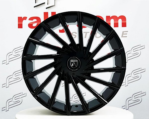 Jogo de Roda ASANTI Matar Preto Blank - 22x9 Offset 30