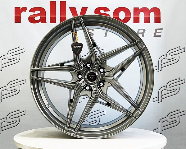 Jogo de Roda Vittoria Cancun Chromo Look 5x112 - 20x9 Offset 40