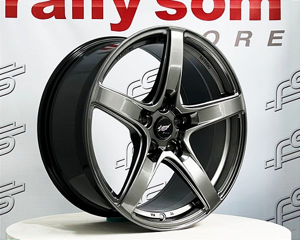 Jogo de Roda Manaray Sport Cromo Loock 5x120 - 18x8,5 Offset 30