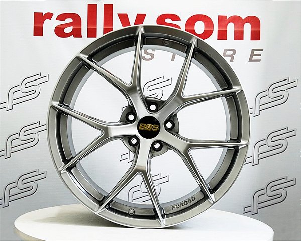 Jogo de Roda BBS FI-R Cromo Look 5x120 - 19x8,5 e 19x9,5 Offset 37 e 42