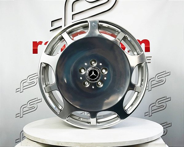 Jogo de Roda Mercedes Maybach Polida 5x112 - 19x8,5 e 19x9,5 Offset 35 e  40 (Nv)