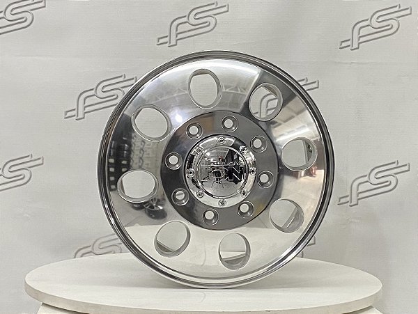 Jogo de Roda Ion 167 Polida Aro 17 / Tala 6,5" / Furação 8x165 / Off-set 125  (Front) e -142 ( Rear)