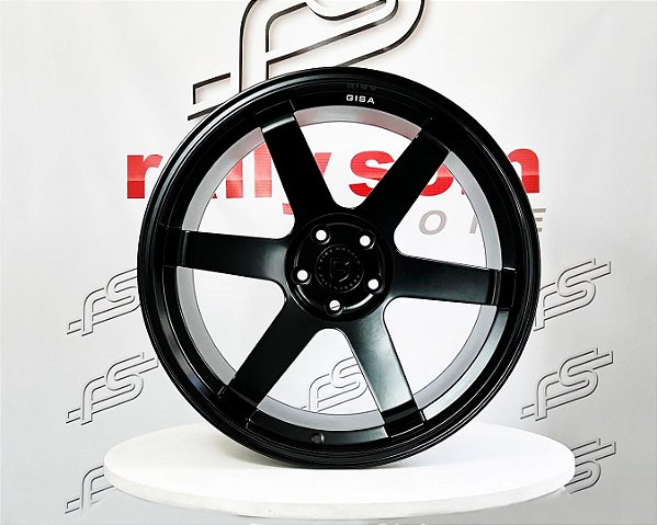 Jogo de Roda Gisa FFT6402 Forged Preta 5x114 - 20x10 e 20x12 Offset 25 e 27