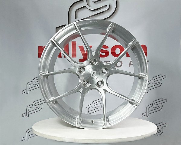 Jogo de Roda Gisa FT6800 Forged Hiper Prata 5x130 - 20x8,5 e 21x11,5 Offset 45 e 57