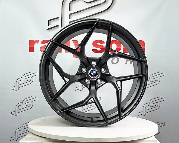 Jogo de Roda Brixton PF5 Grafite 5x112 - 20x10,5 e 20x11  Offset 14 e 12