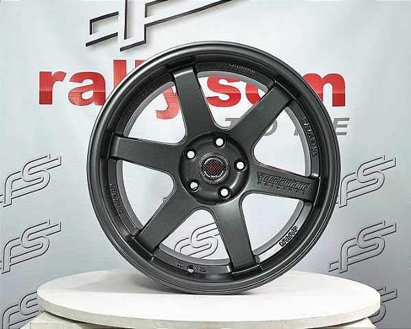 Jogo de Roda Racing D6071 Grafite 5x114 - 18x9,5 e 18x10,5 Offset 20