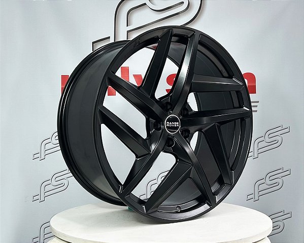 Jogo de Roda Range Rover Preto Fosco 5x120 - 22x10 Offset 42
