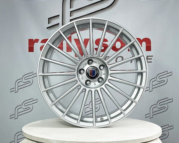 Jogo de Roda Alpina BMW Prata 5x112- 20x8,5 e 20x9,5 Offset 28 e 40 (Nv)