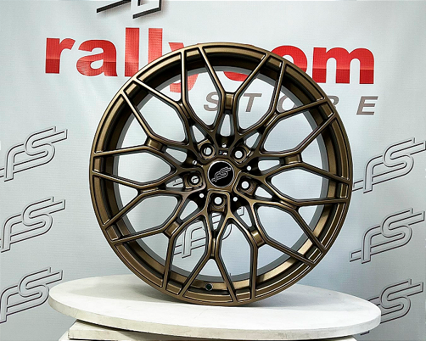 Jogo de Roda RS aplicação Bmw M4 Bronze 5x112 - 19x8 e 19x9 Offset 28 e 40 (Nv)