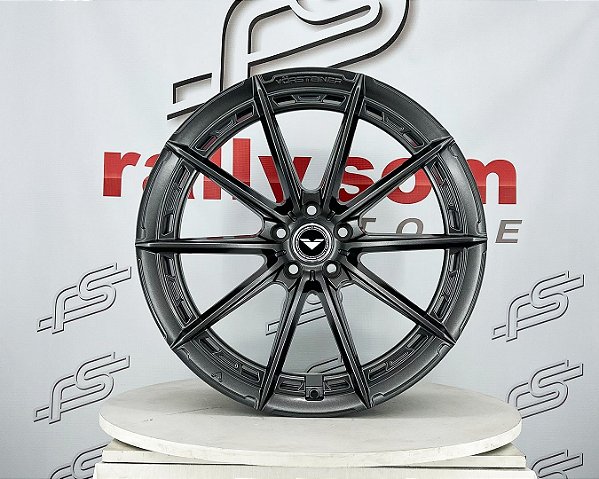 Jogo de Roda Vorsteiner Grafite 5x112 - 20x10 e 20x11 Offset 11 e 21  (Nv)