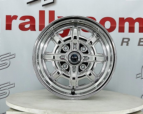 Jogo de Roda KPZ V-Chrome Aro 15 Tala 5,5 / 4 Furos (4x130) OffSet 30