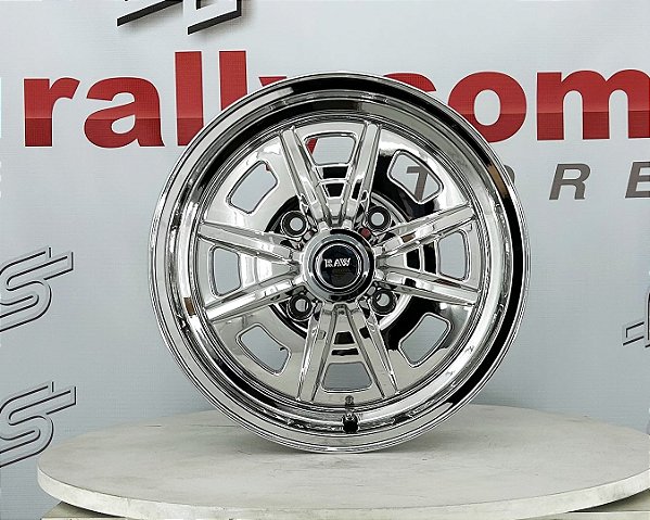 Jogo de Roda Sprintstar II V-Chrome Aro 15 Tala 5,5 e 7 / 4 Furos (4x130) OffSet 30