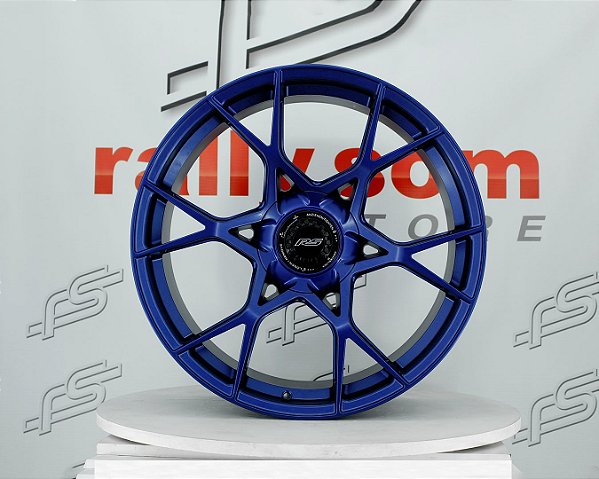 Jogo de Roda Porsche 718 Azul 5x130 - 20x8,5 e 20x10 Offset 45 e 40  (Nv)