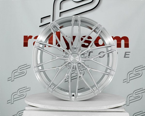 Jogo de Roda Raw Wheels Aço Escovado 5x112 - 20x10 e 20x11 Offset 12 e 18 (Nv)