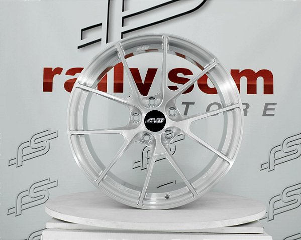 Jogo de Roda APEX Bmw Aço escovado 5x120 - 19x9 e 19x10,5 Offset 29 e 40 (Nv)