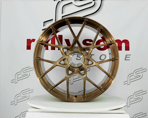 Jogo de Roda Raw Wheels Champagne - Center Lock - 20x8,5 e 21x11,5 Offset 53 e 58 (Nv)