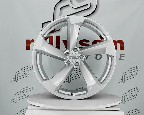 Jogo de Roda AUDI RS6 Hiper Prata 5x112 - 22x11 Offset 18 (Nv)