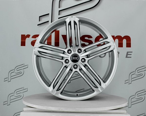 Jogo de Roda Audi Rs4 Hiper Prata 5x112 - 20x9 Offset 37 (NV)