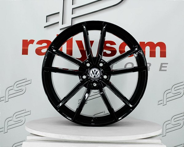 Jogo de Roda Vw Golf Petroria Prata 5x112 - 19x8 Offset 45  (Nv)