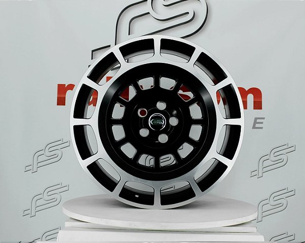 Jogo de Roda Range Rover Preto Diamantada 5x120 - 22x9 Offset 38 (Nv)