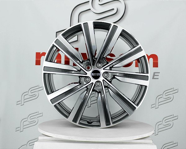 Jogo de Roda Range Rover SPORT Grafite Diamantada 5x120 - 23x9,5 Offset 40 (NV)