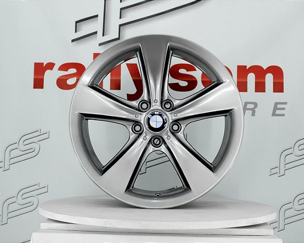 Jogo de Roda Style 128 Cromo Look 5x120 - 18x8,5 e 18x9,5 Offset 20 e 14 (Nv)