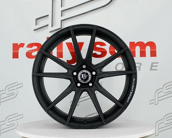 Jogo de Roda BJ Wheels F1 Preto Fosco 5x120 - 18x8 Offset 38 (Nv)