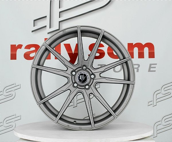 Jogo de Roda BJ Wheels F1 Grafite 5x100 - 18x9 Offset 32 (Nv)