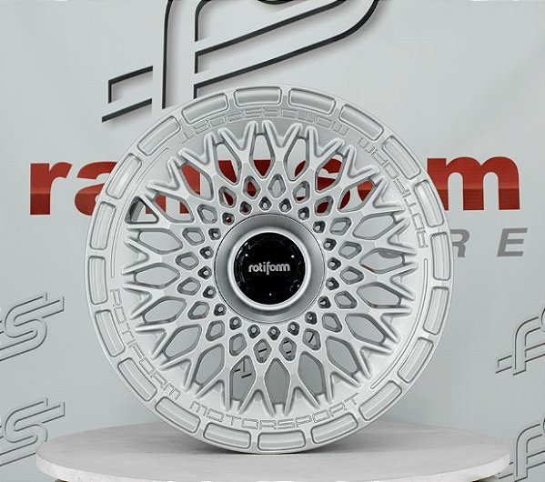 Jogo de Roda Rotiform R 176 LHR-M Prata Brilhante 5x112/120 - 19x8,5 Offset 35 (Nv)