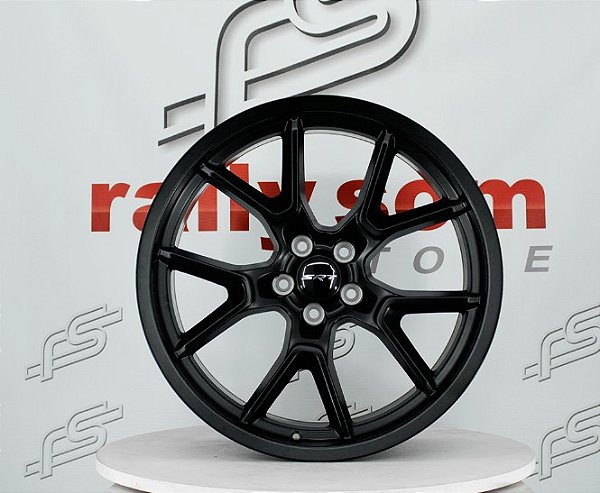 Jogo de Roda SRT Preto Fosco 5x115- 20x9 e 20x10,5 Offset 10 e 15 (Nv)