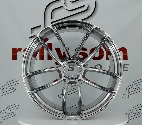 Roda Porsche 911 Turbo S Forged Polida - 21x9  e 22x12 Offset 40 e 60 (Nv)